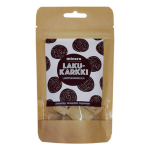 Lakritsikaramelleja pussissa