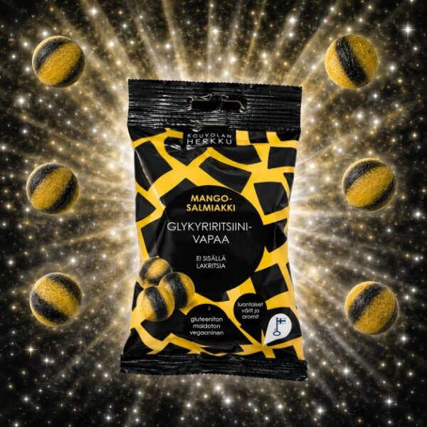 Glykyrritsiinivapaa mangosalmiakki 80g